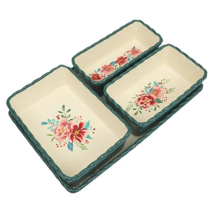 4-Piece Nesting Ceramic Bakeware Set