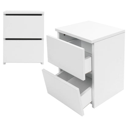 Bedside Table with 2 Drawers