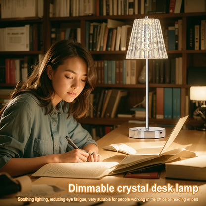 Classic Portable Acrylic Romantic Nightstand Lamp