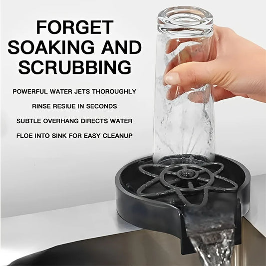 1pc Glass Rinser For Kitchen Sink