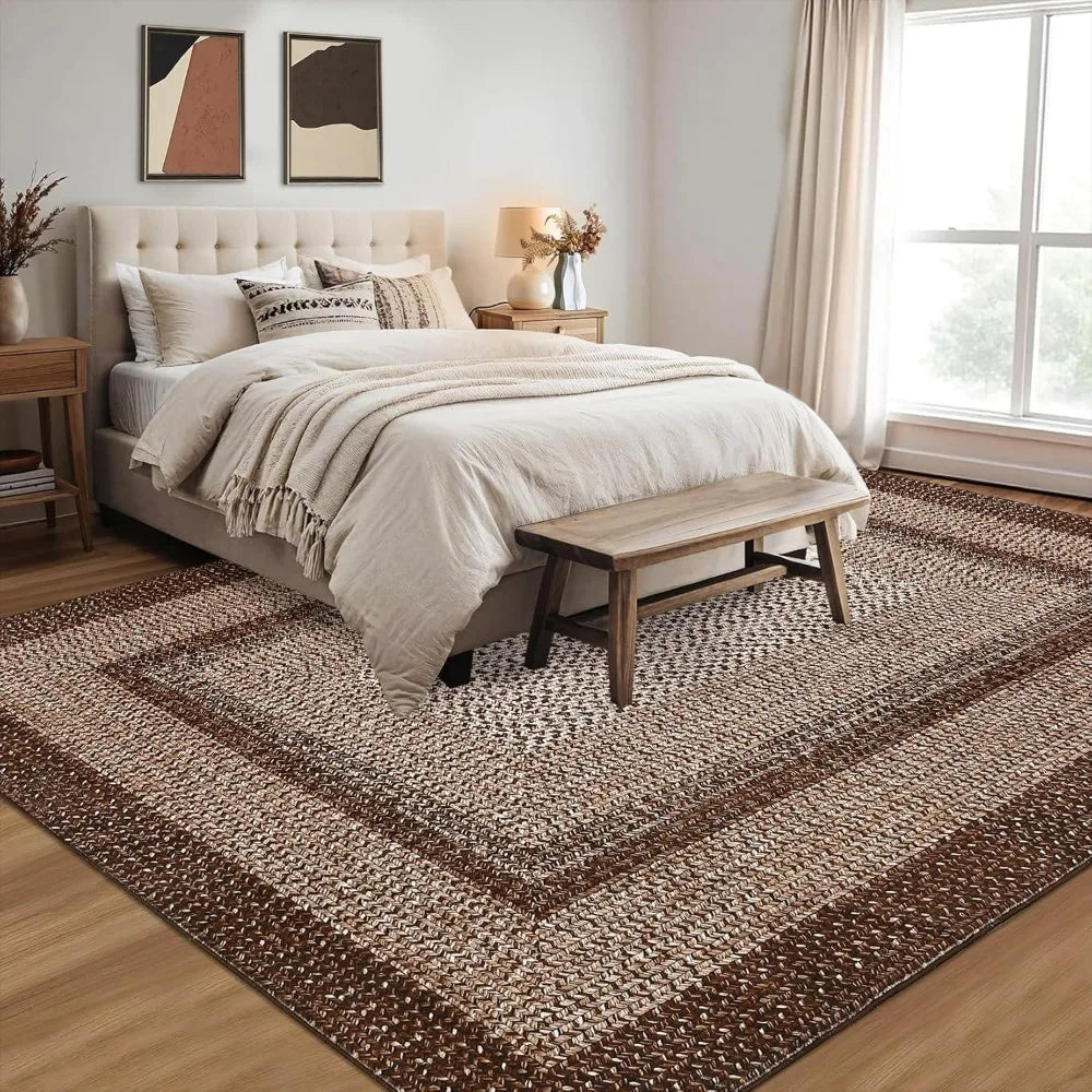 8x10 Braided Non Slip Area Rug