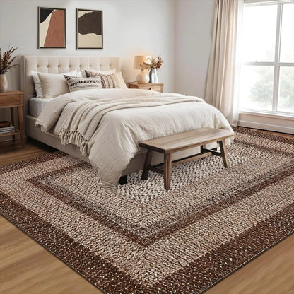 8x10 Braided Non Slip Area Rug