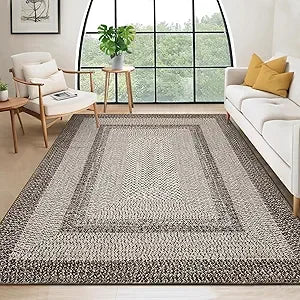 8x10 Braided Non Slip Area Rug