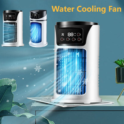 Water Cooling Fan Air Conditioner Adjustable Speeds
