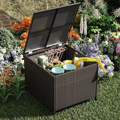 80 Gallon Outdoor Deck Box With Lockable Lid