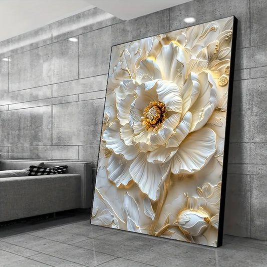 1pc modern abstract floral canvas art print