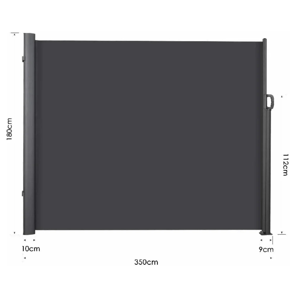 Retractable Outdoor Water Repellent Side Awning