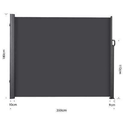 Retractable Outdoor Water Repellent Side Awning