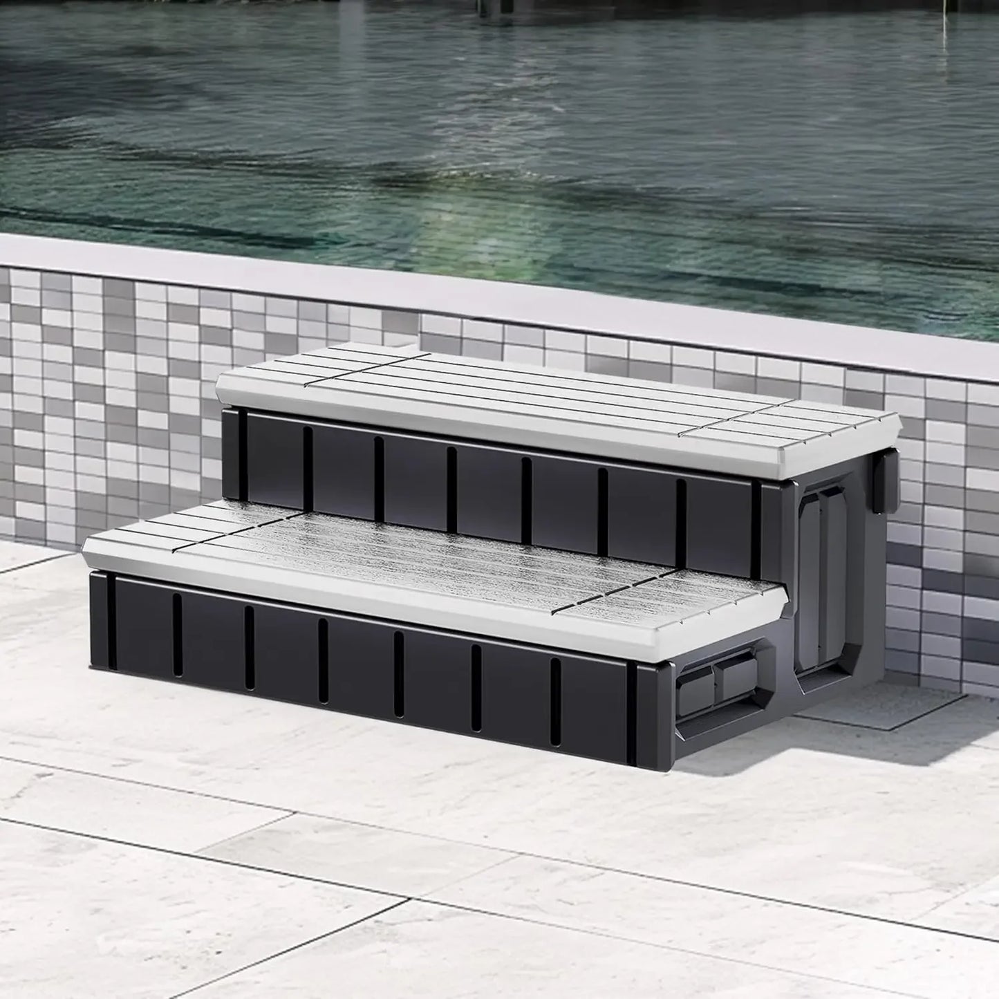 Spa / Hot Tub / Pool Nonslip Step with Storage