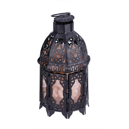 Rock Salt Vintage Iron Frame Lamp, Air Purifier