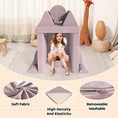 Modular Kids Play Couch Convertible Foam & Floor Cushion