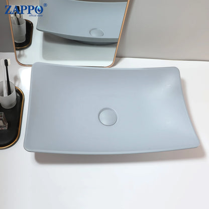 Bathroom Vessel Stone Resin Above Counter Sink