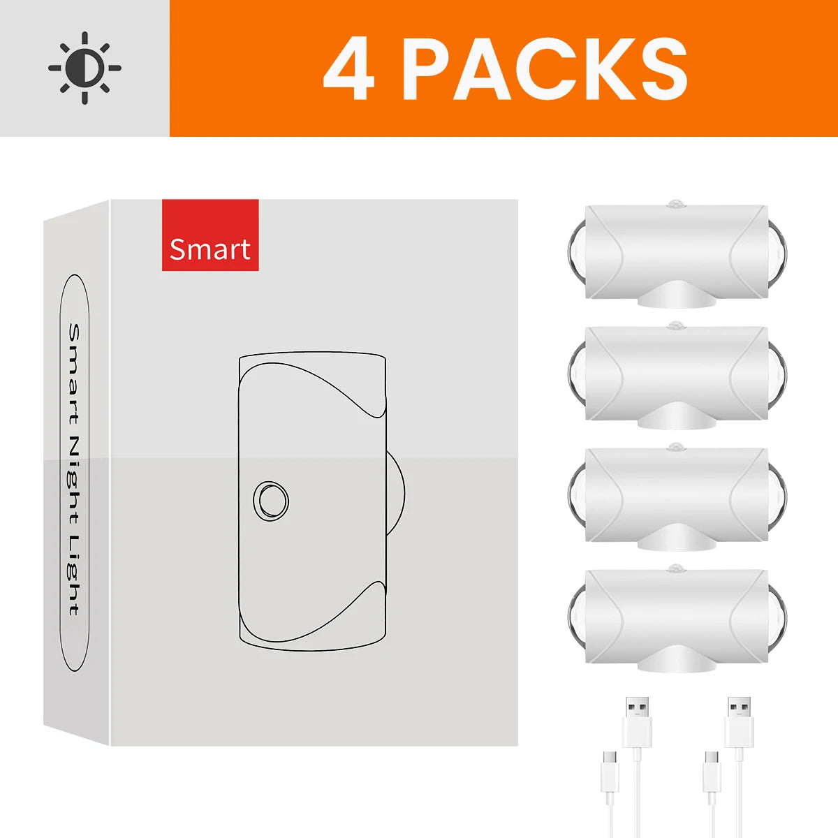 LED Motion Sensor Wall Sconce Lights, 3 Modes