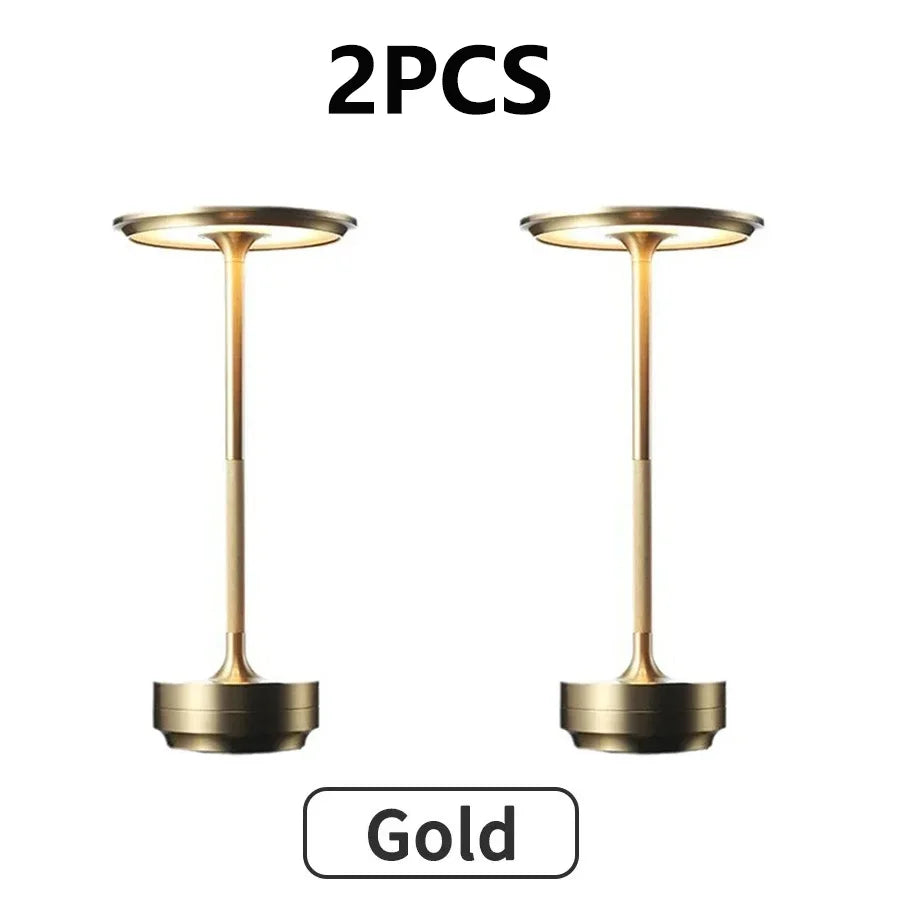 2PCS Rechargeable Wireless, USB-C, Desk Lamp