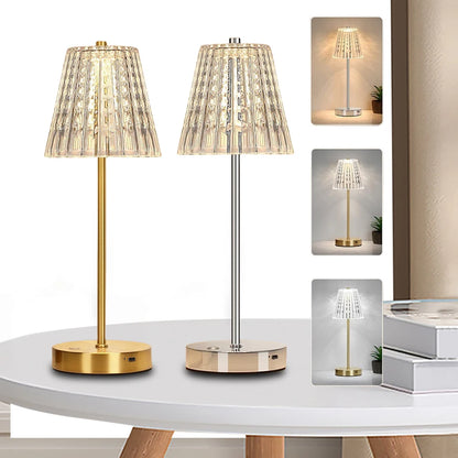 Classic Portable Acrylic Romantic Nightstand Lamp
