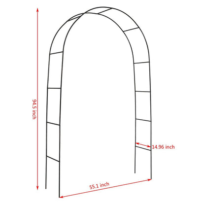 Heavy Duty Metal Outdoor Garden Archway Trellis