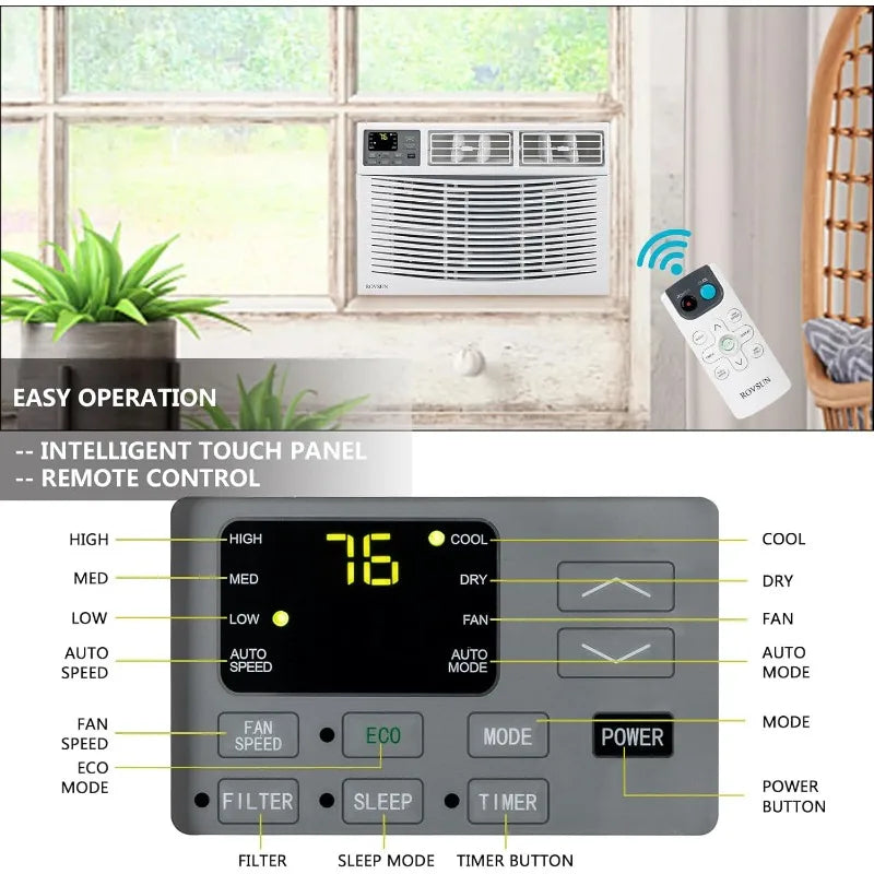 8000 BTU Air Conditioner Window Unit