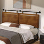 Headboard Wall Mounted Headboards for Bed with Linen Upholstery Hanging Headboard for Bedroom