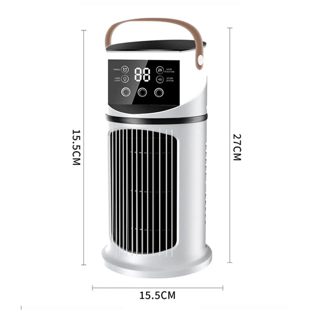 Water Cooling Fan Air Conditioner Adjustable Speeds