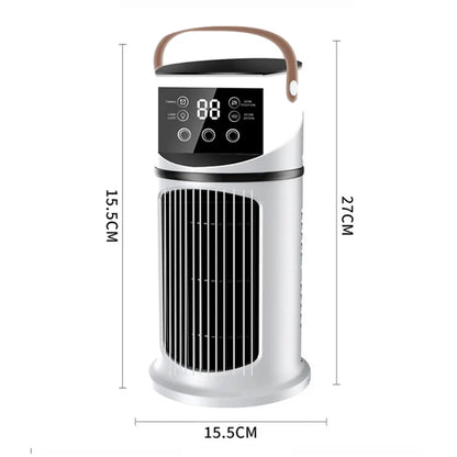 Water Cooling Fan Air Conditioner Adjustable Speeds