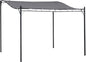 10' x 10' Steel Outdoor Patio Canopy with Weather-Resistant Fabric