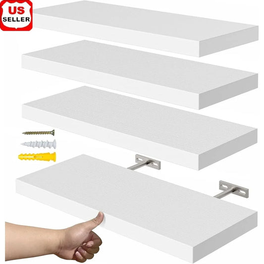 Floating Wall Shelves Set of 4