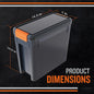 Grill Pellet Storage Bin with Locking Lid, 22lb Capacity