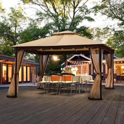 10x12 Gazebo with Mosquito Netting