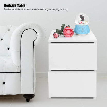 Bedside Table with 2 Drawers
