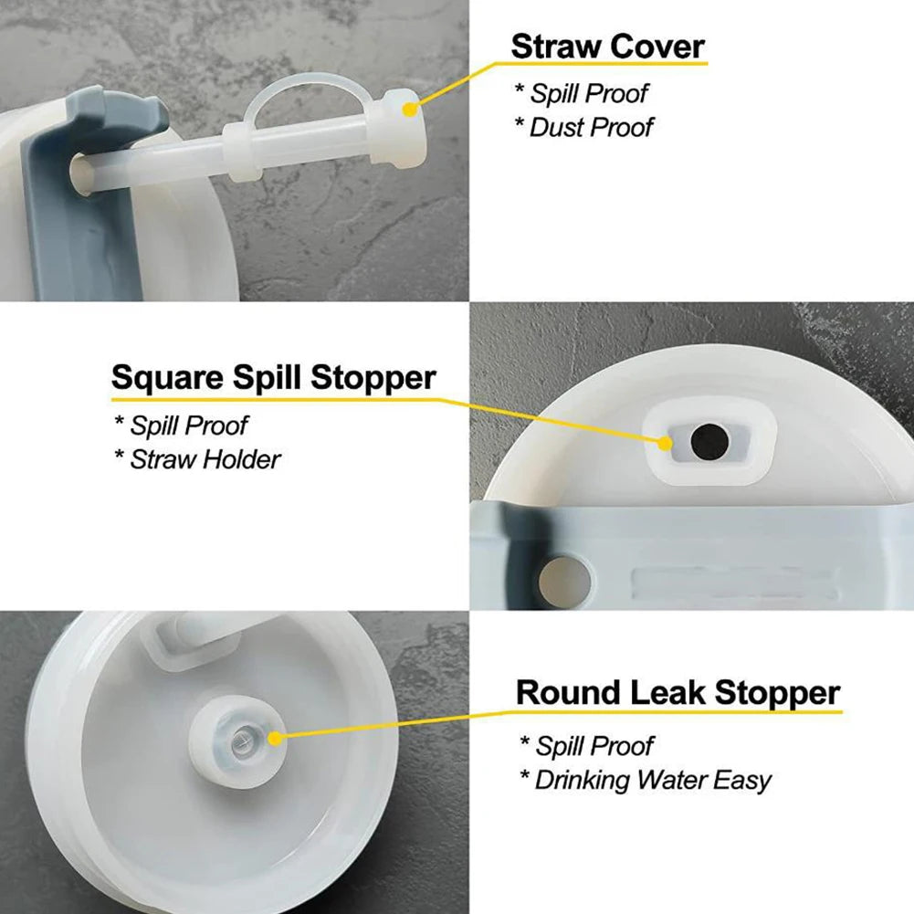 Silicone Spill Proof Water Bottle Straw Cover Cap