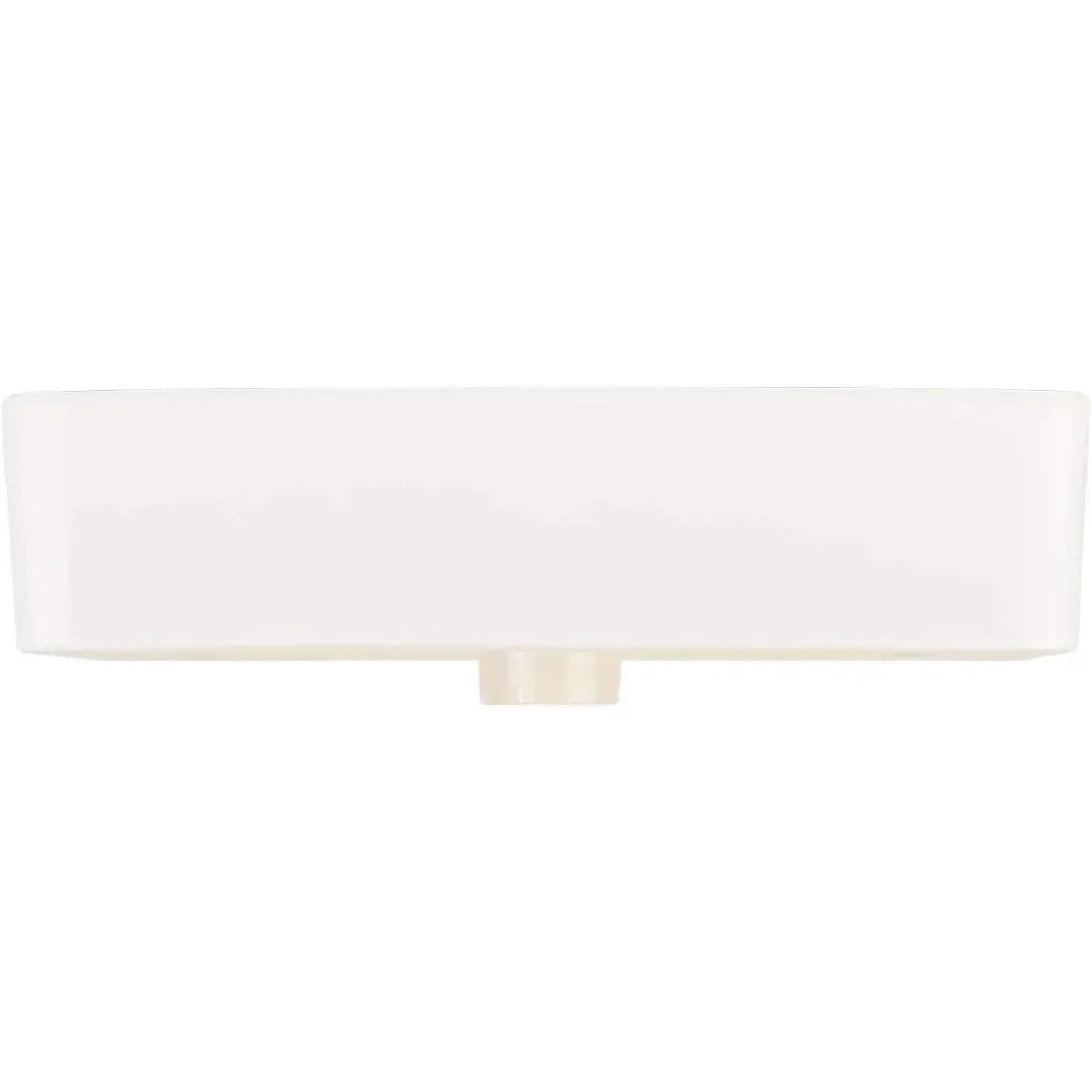 20" Fireclay Vessel Bathroom Sink - White