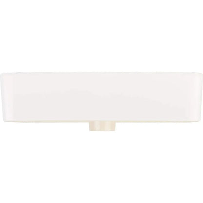 20" Fireclay Vessel Bathroom Sink - White