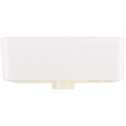 20" Fireclay Vessel Bathroom Sink - White