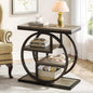 4-Tier Narrow Side Table with Storage Shelves