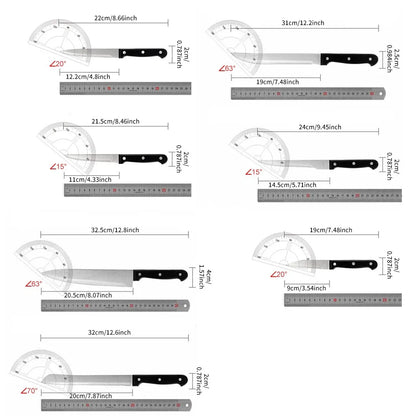 15pcs Stainless Steel Chef Knife Set