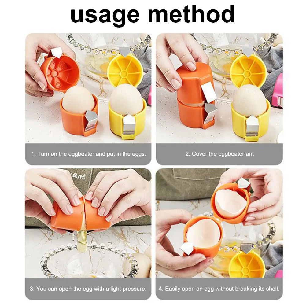 3-1PC  Handheld Egg Shell Opener, Separator Kitchen Gadget