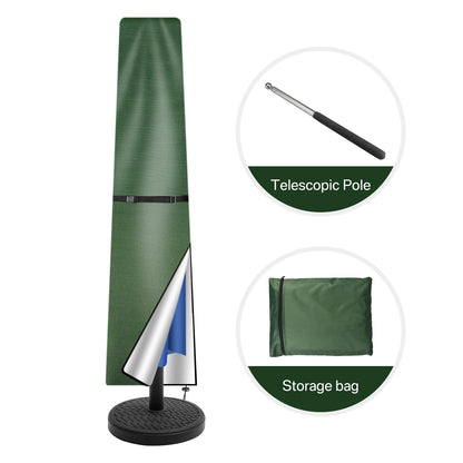 Waterproof 210D Umbrella Cover with Zip Closure