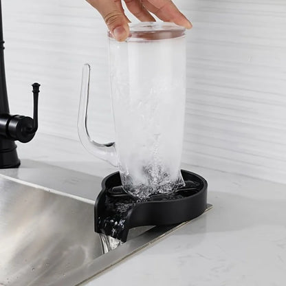 1pc Glass Rinser For Kitchen Sink