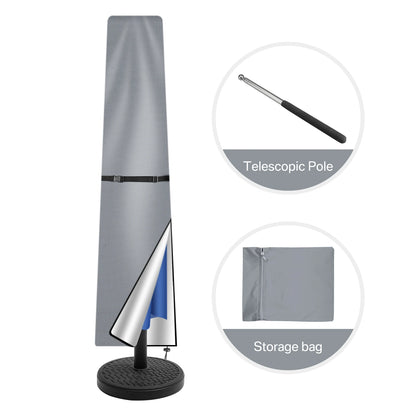 Waterproof 210D Umbrella Cover with Zip Closure