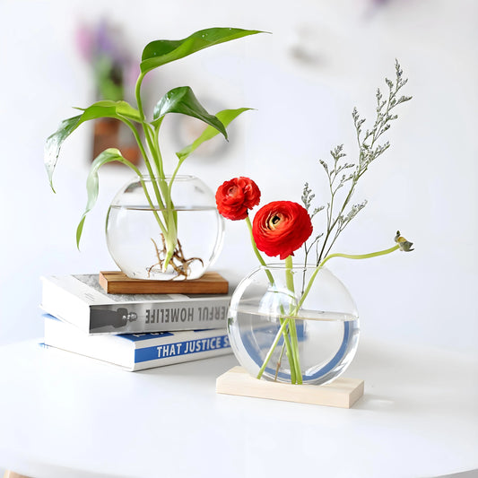 Nordic Style Wooden Hydroponic Planter