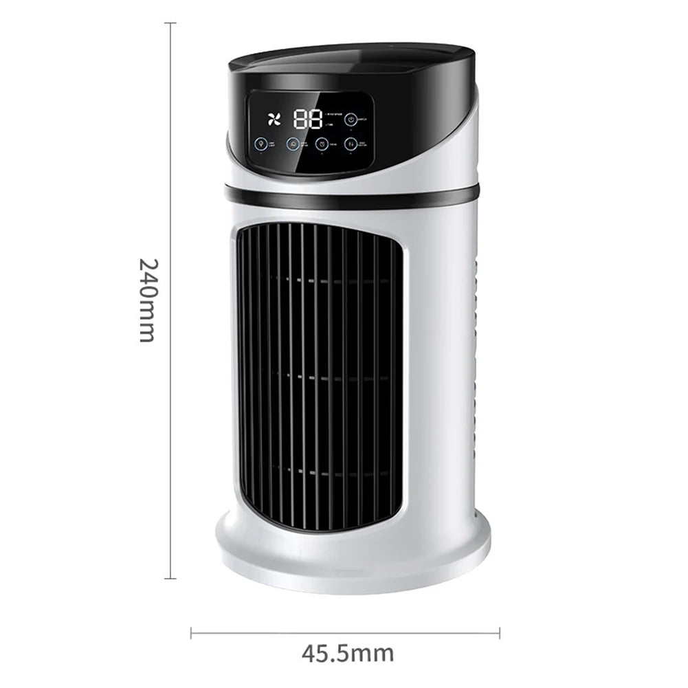 Water Cooling Fan Air Conditioner Adjustable Speeds