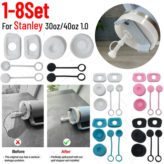 Silicone Spill Proof Water Bottle Straw Cover Cap