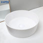 Bathroom Vessel Stone Resin Above Counter Sink