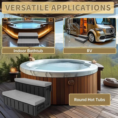 Spa / Hot Tub / Pool Nonslip Step with Storage