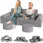 Modular Kids Play Couch Convertible Foam & Floor Cushion