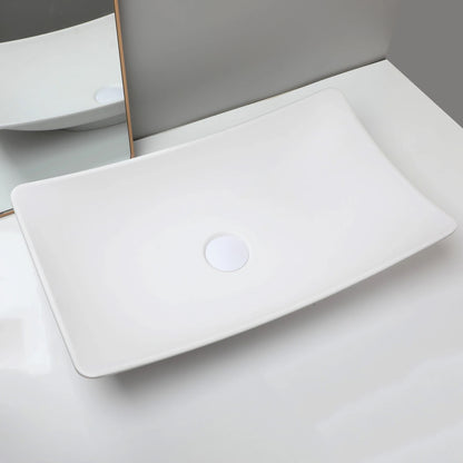 Bathroom Vessel Stone Resin Above Counter Sink