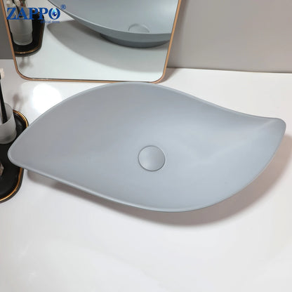 Bathroom Vessel Stone Resin Above Counter Sink