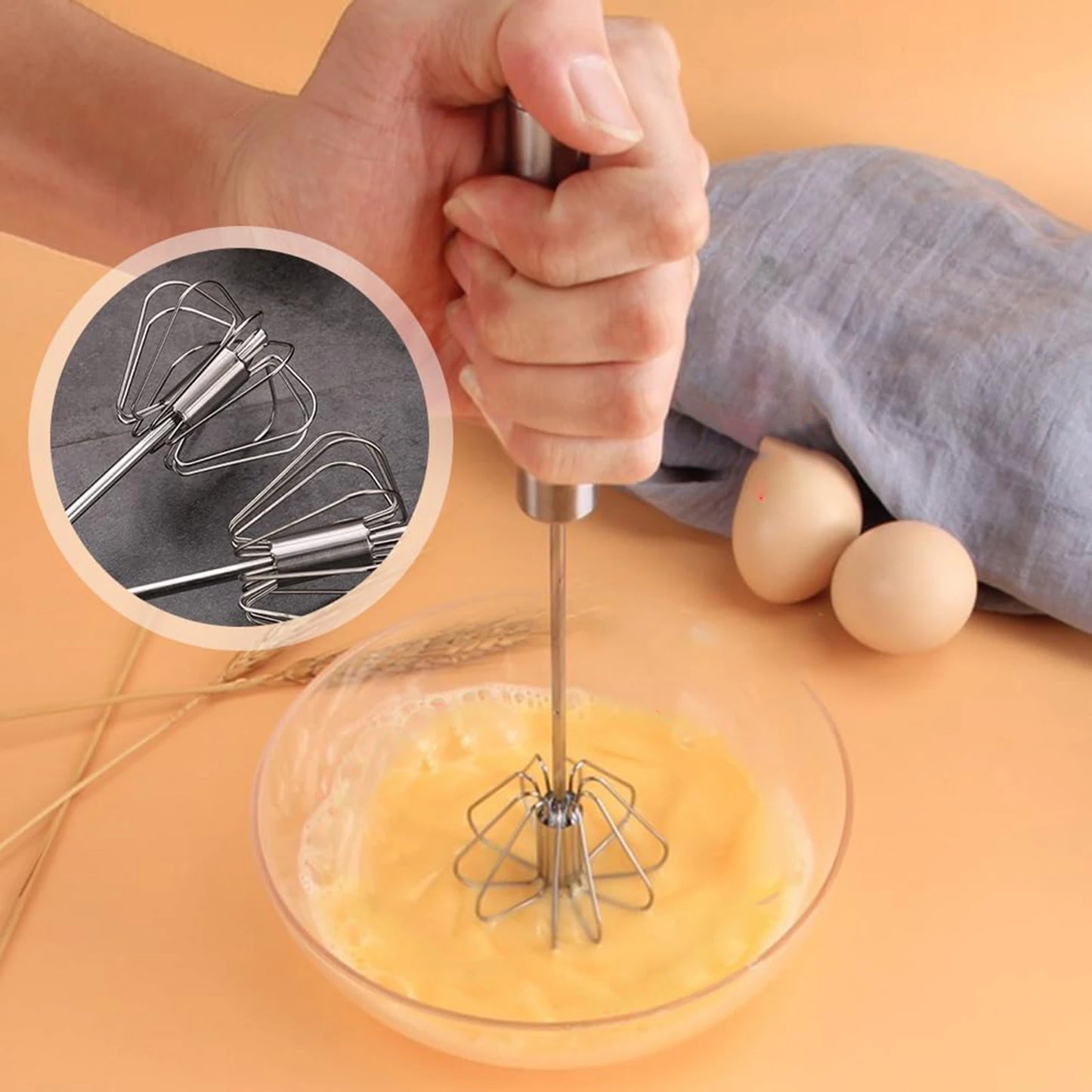 Stainless Steel Fast Stirring Whisk