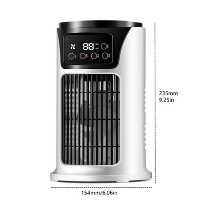 Water Cooling Fan Air Conditioner Adjustable Speeds