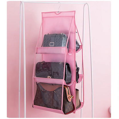 Hanging Purse Organizer Stylish Dust-Proof Storage Solution